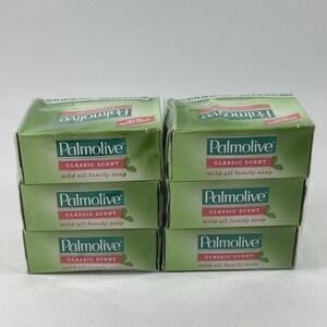 Lot Palmolive Classic Scent Mild All Family Soap 3.2oz Bars 6 Bars Sealed